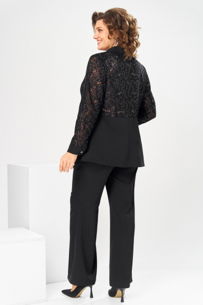Брюки, жакет, топ Romanovich Style 3-2886 черный - фото 12