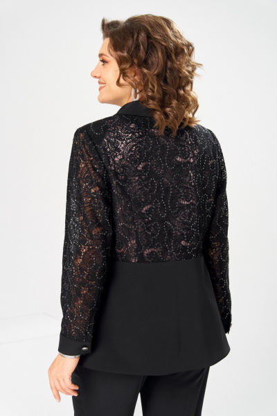 Брюки, жакет, топ Romanovich Style 3-2886 черный - фото 11