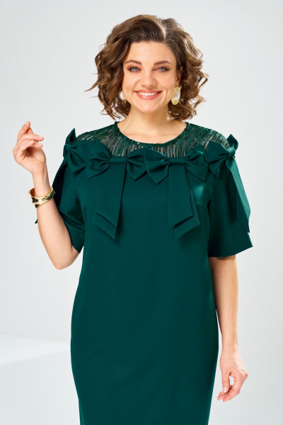 Платье Romanovich Style 1-2899 изумруд - фото 11