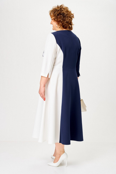 Платье Romanovich Style 1-2905 сине-белый - фото 8