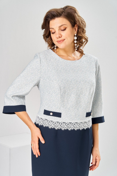 Платье Romanovich Style 1-2851 голубой - фото 6