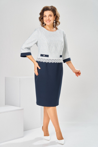 Платье Romanovich Style 1-2851 голубой - фото 3