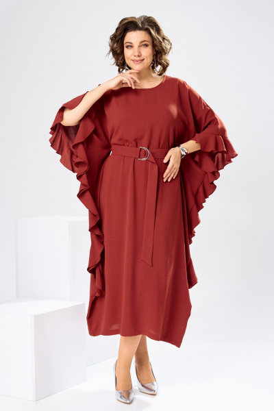 Платье Romanovich Style 1-2870 терракот - фото 5