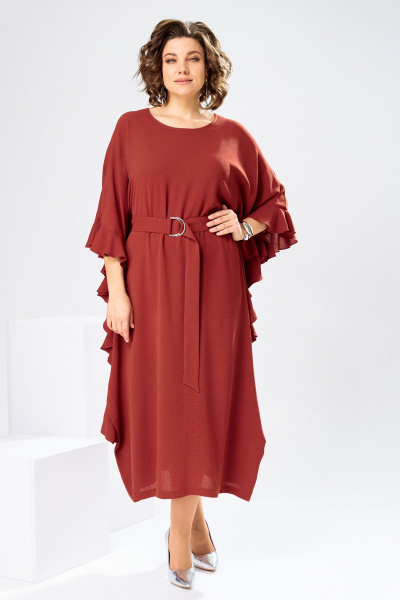 Платье Romanovich Style 1-2870 терракот - фото 4