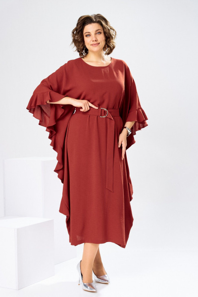 Платье Romanovich Style 1-2870 терракот - фото 3