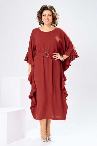 Платье Romanovich Style 1-2870 терракот - фото 1