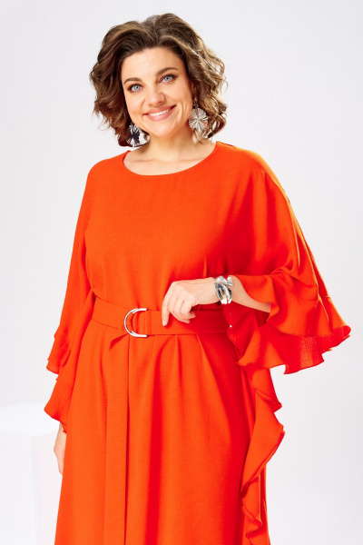 Платье Romanovich Style 1-2870 оранжевый - фото 6