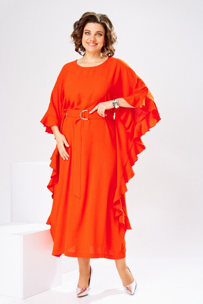 Платье Romanovich Style 1-2870 оранжевый - фото 2