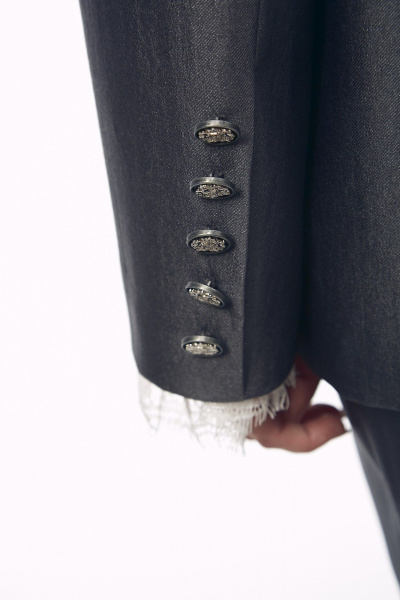 Брюки, жакет Your size 2276 графитовый - фото 7