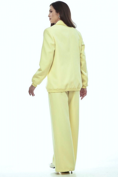 Брюки, жакет Your size 2278 светло-желтый - фото 3