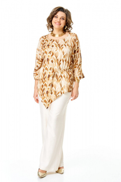 Блуза, брюки VI ORO VR-1264-1 луковки - фото 19