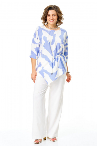 Блуза, брюки VI ORO VR-1264-1 облака - фото 9