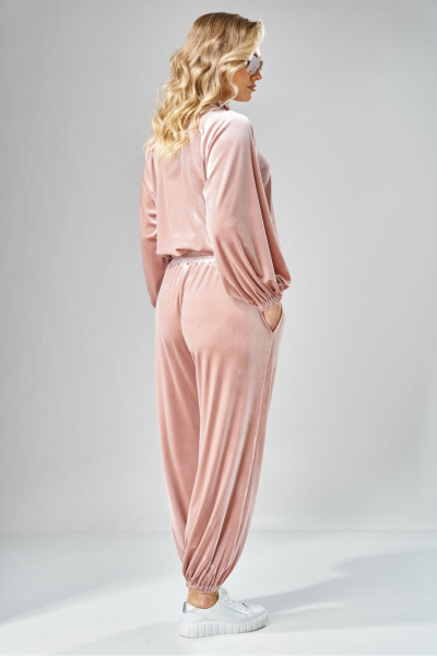 Брюки, джемпер Ольга Стиль С-1004 пудрово-розовый - фото 7