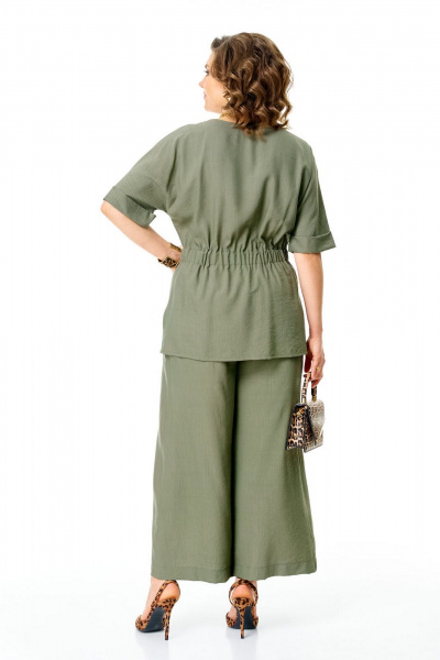 Блуза, брюки VI ORO VR-1267 олива - фото 12