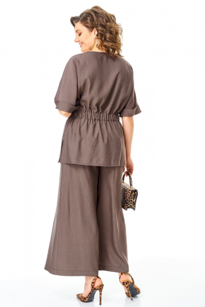 Блуза, брюки VI ORO VR-1267 шоколад - фото 9