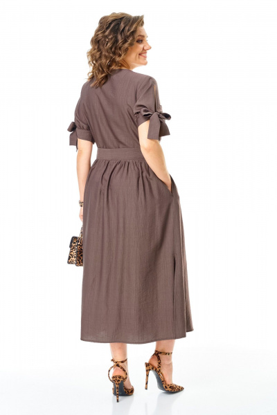 Платье VI ORO VR-1180 шоколад - фото 15