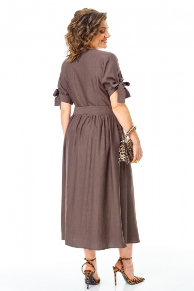 Платье VI ORO VR-1180 шоколад - фото 11