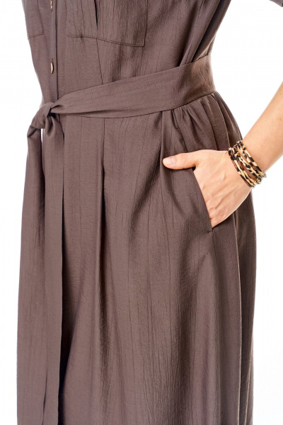 Платье VI ORO VR-1180 шоколад - фото 9