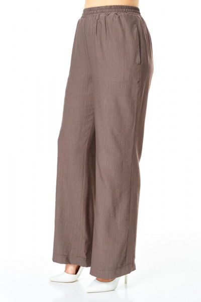 Брюки, жакет, топ VI ORO VR-1181 шоколад - фото 22