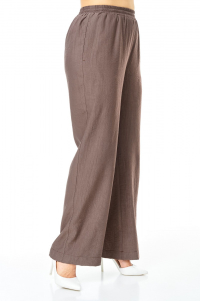 Брюки, жакет, топ VI ORO VR-1181 шоколад - фото 21