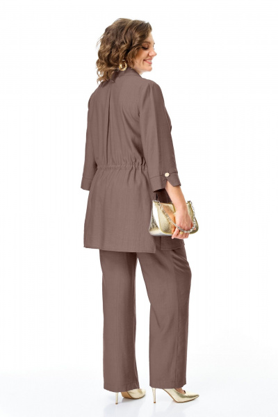 Блуза, брюки VI ORO VR-1261 шоколад - фото 10