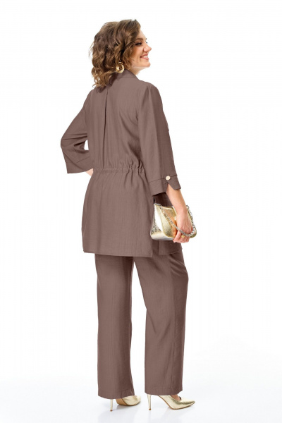 Блуза, брюки VI ORO VR-1261 шоколад - фото 9