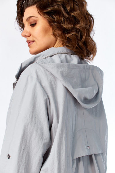 Парка Диомант 2140 серый - фото 12