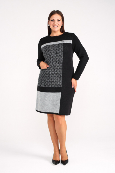 Платье BONADI 2003 серый - фото 1