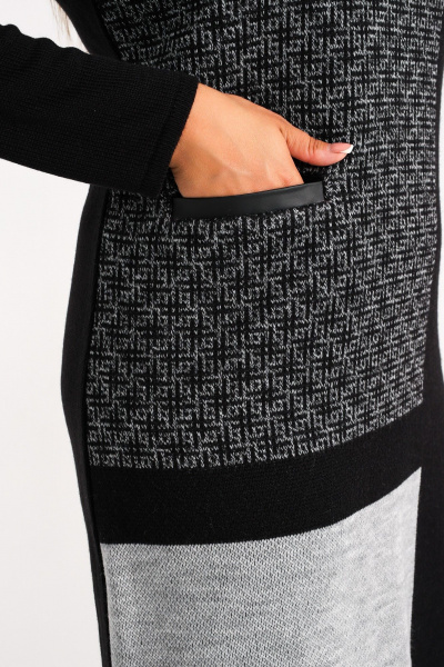 Платье BONADI 2003 серый - фото 3