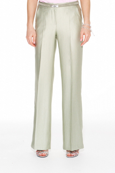 Брюки ELLETTO LIFE 2389 зеленый - фото 4