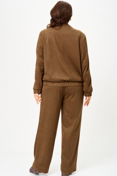 Бомбер, брюки SOVA 11312 коричневый - фото 3