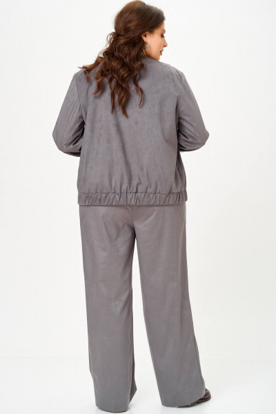 Бомбер, брюки SOVA 11312 серый - фото 3