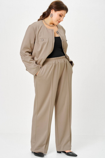 Брюки, жакет SOVA 11313 серый - фото 7