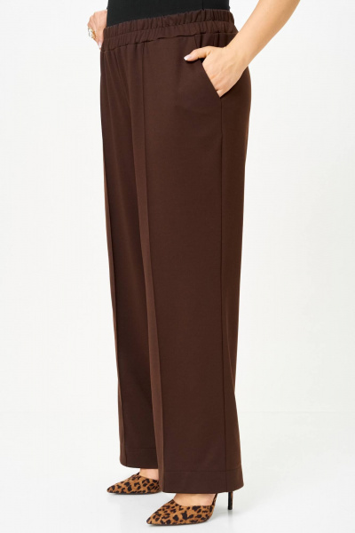Брюки, жакет SOVA 11313 коричневый - фото 7