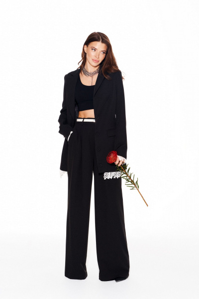 Жакет ELLETTO LIFE 3951 черный - фото 8