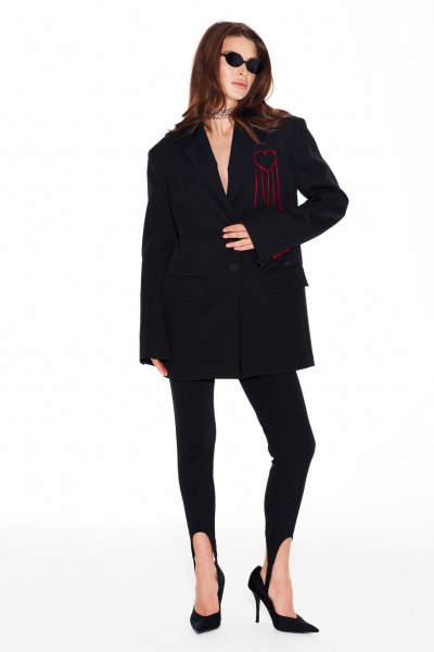 Жакет ELLETTO LIFE 3957 черный - фото 8