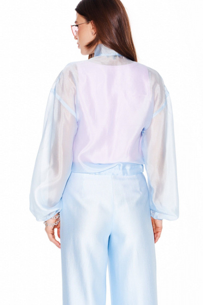 Блуза ELLETTO LIFE 3967 розовый - фото 4