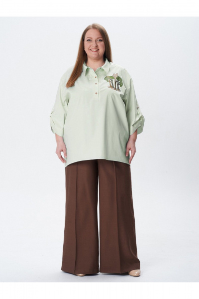 Блуза Condra 16287 мятный - фото 2