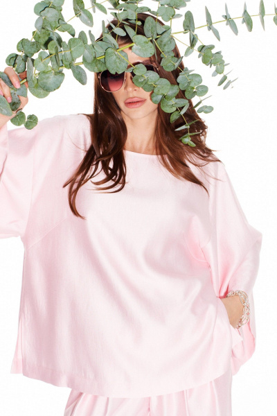Блуза ELLETTO LIFE 3969 розовый - фото 6