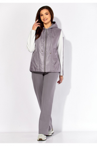 Брюки, жилет, свитшот TAiER 1425 серый - фото 7