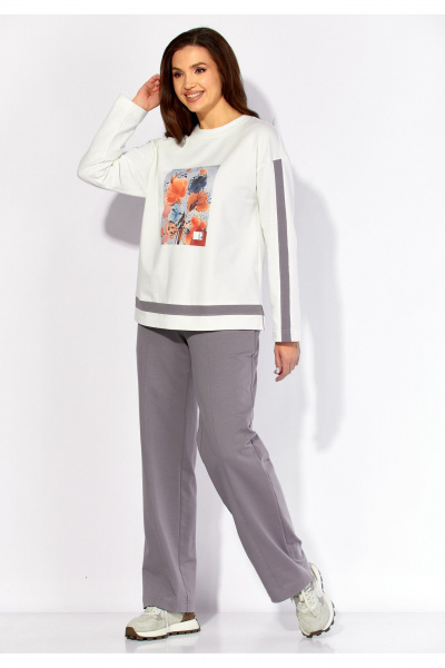 Брюки, жилет, свитшот TAiER 1425 серый - фото 3