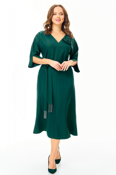 Платье T&N 7711 изумруд - фото 5