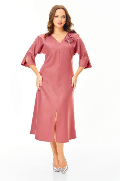 Платье T&N 7711 терракот - фото 8