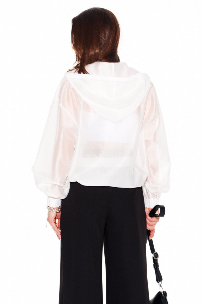 Блуза ELLETTO LIFE 3981 молочный - фото 6