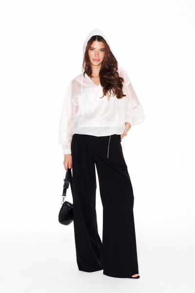 Блуза ELLETTO LIFE 3981 молочный - фото 2