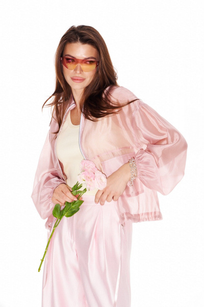 Блуза ELLETTO LIFE 3991 розовый - фото 8