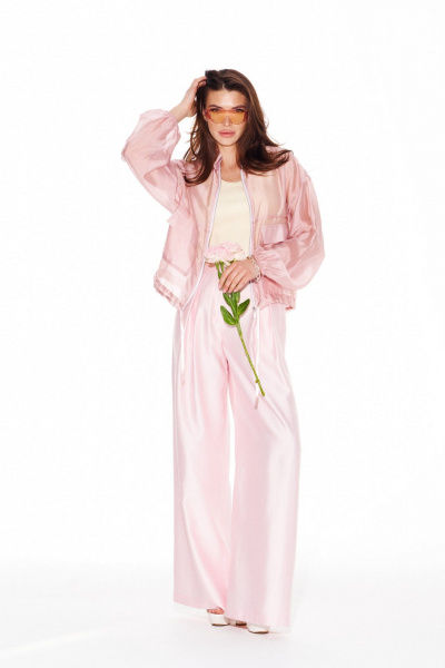 Блуза ELLETTO LIFE 3991 розовый - фото 3