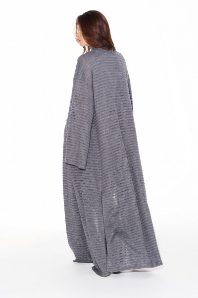 Брюки, кардиган, топ ELLETTO LIFE 5339 серый - фото 7