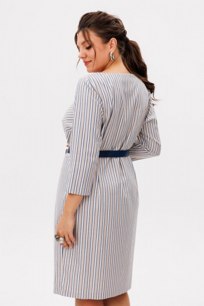 Платье Anelli 1591 дымчатый - фото 5