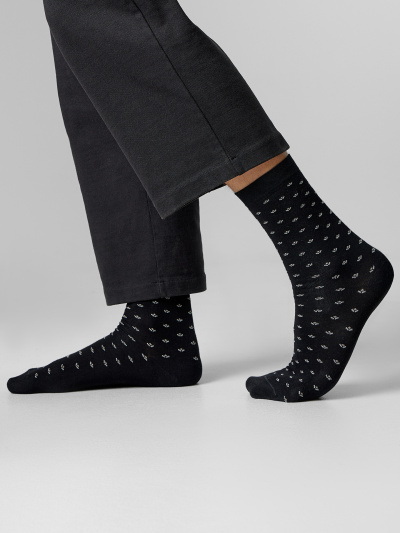Носки Mark Formelle 017K-3488/25017K-1 черный_рис.3488 - фото 2